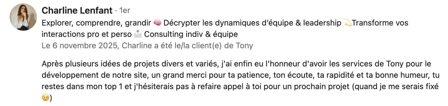 Témoignage client Genyze Consulting