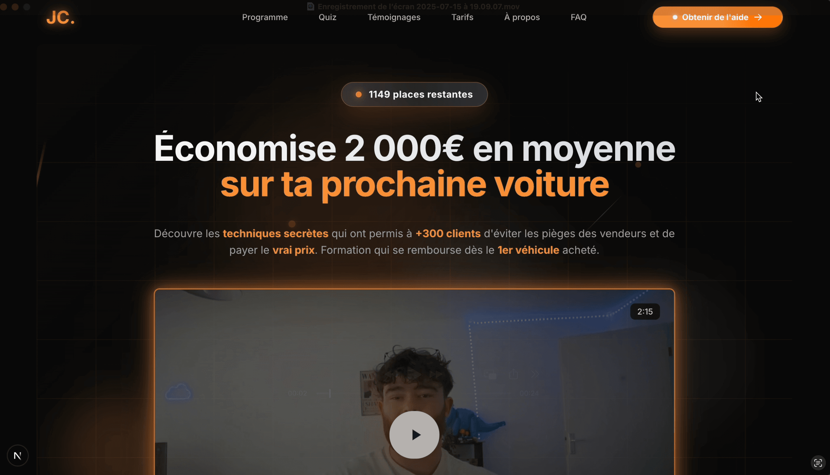 Jules Consulting — Site web sur mesure